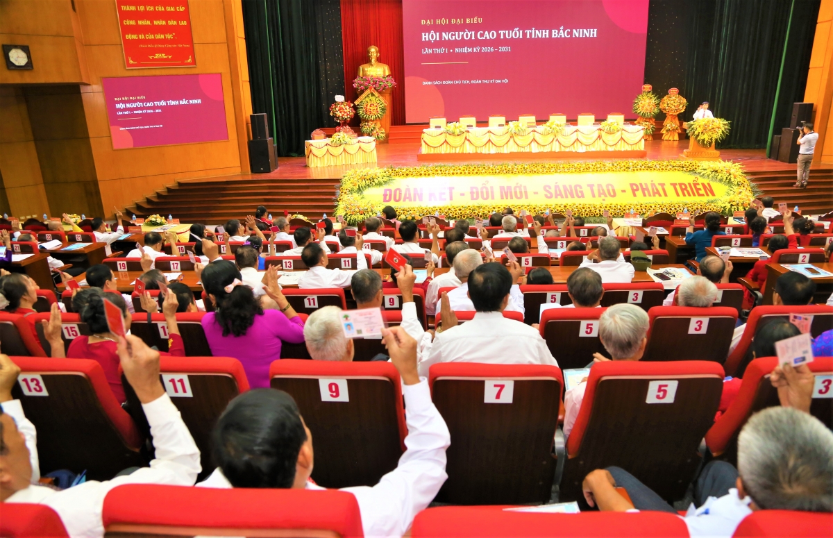 Đại hội biểu quyết thông qua Nghị quyết Đại hội