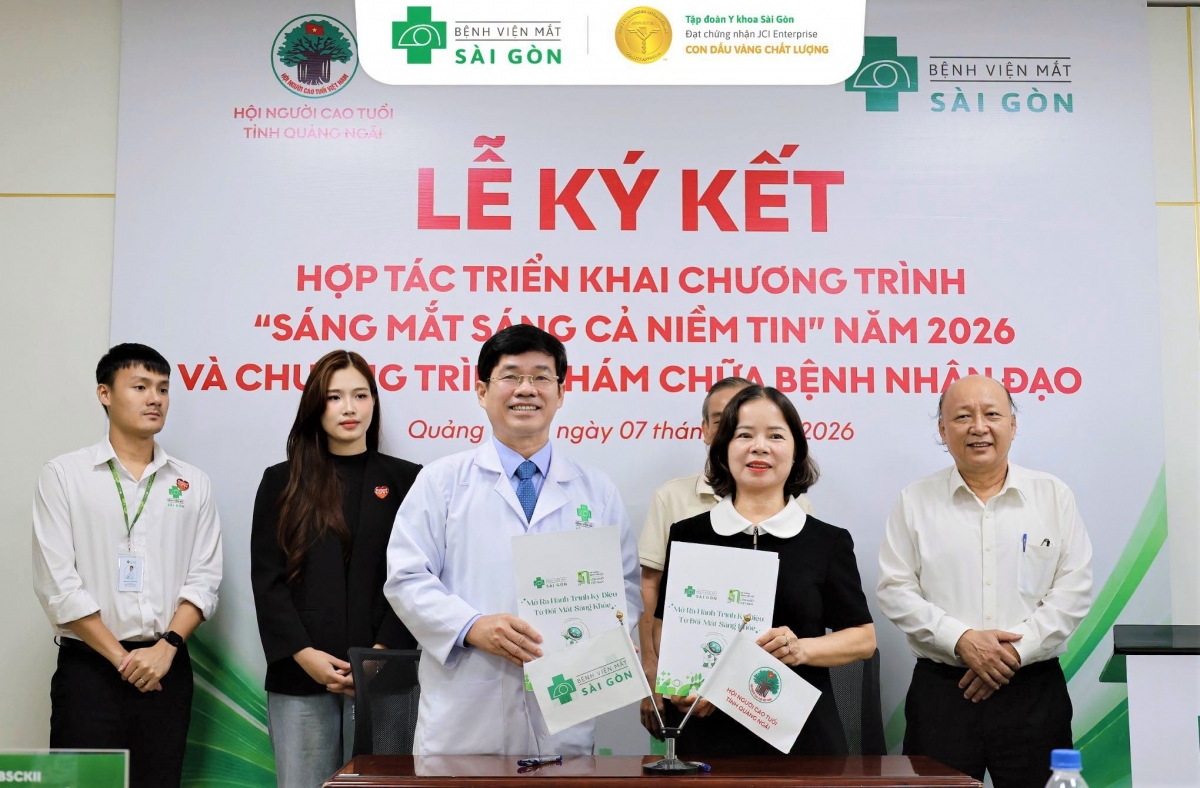 Tỉnh Quảng Ngãi: Chung tay mang ánh sáng, niềm tin đến cho người cao tuổi