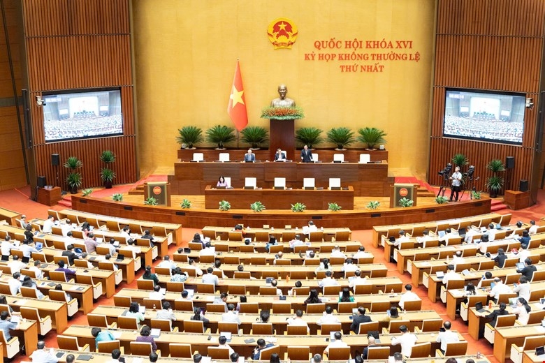 Toàn cảnh phiên thảo luận tại hội trường, sáng ngày 20.8.