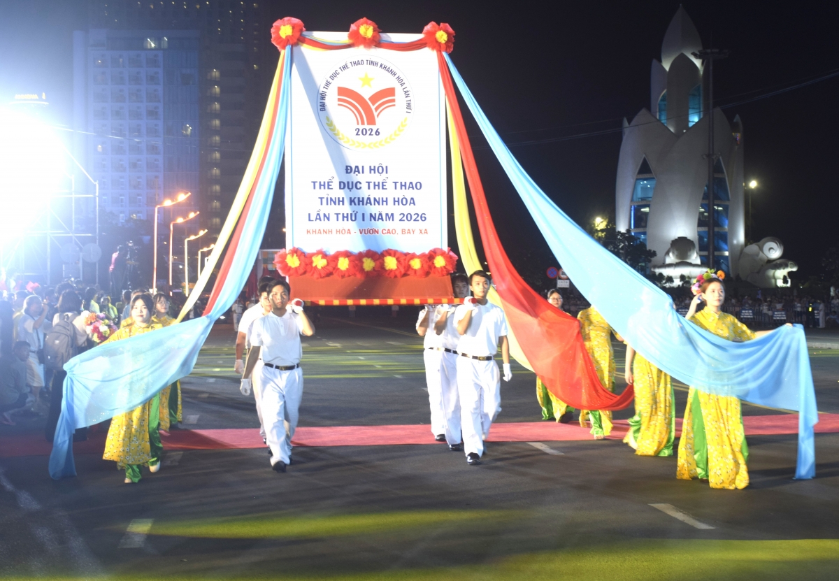 Khánh Hòa: Khai mạc Đại hội Thể dục thể thao lần thứ I năm 2026