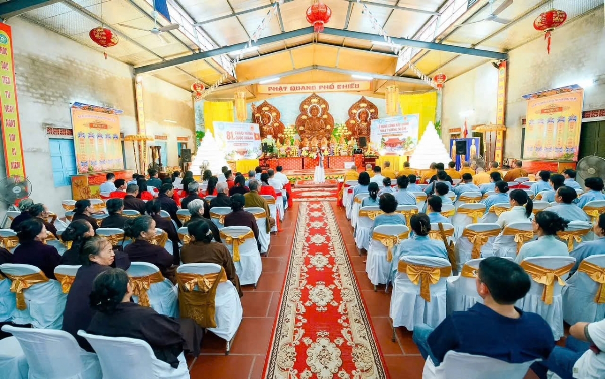 Toàn cảnh khởi công xây dựng Nhà tưởng niệm Anh linh Liệt sĩ Nhà báo Cách mạng Việt Nam tại Chùa Da Toàn cảnh khởi công xây dựng Nhà tưởng niệm Anh linh Liệt sĩ Nhà báo Cách mạng Việt Nam tại Chùa Da