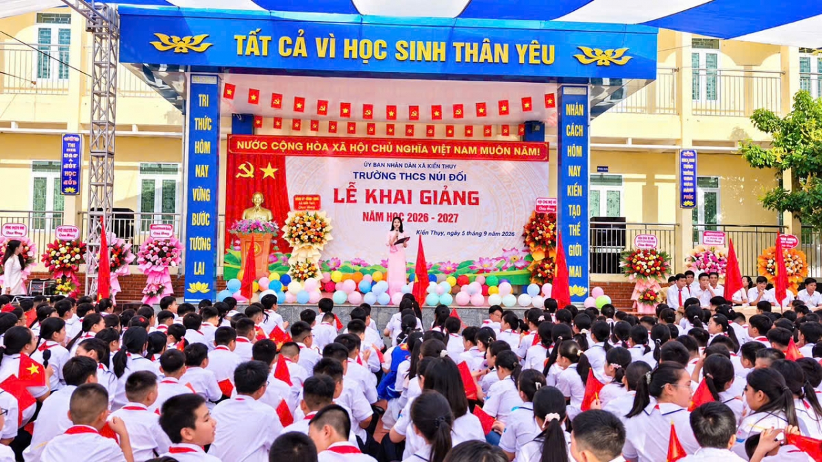 Trường THCS Núi Đối: Từ dấu ấn chất lượng đến chặng đường mới Trường THCS Núi Đối: Từ dấu ấn chất lượng đến chặng đường mới