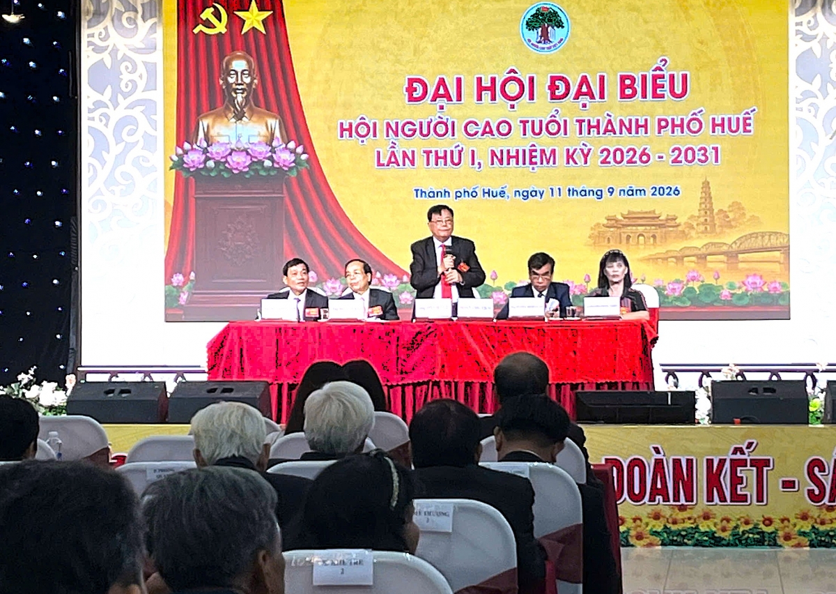 Đại hội đại biểu Hội NCT TP Huế, mở ra chặng đường phát triển mới