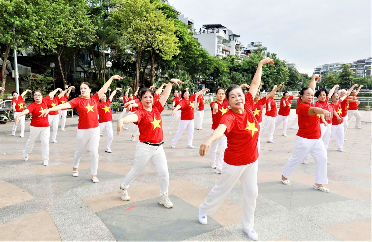 NCT Cụm thi đua số III tích cực luyện tập sẵn sàng biểu diễn tại sự kiện