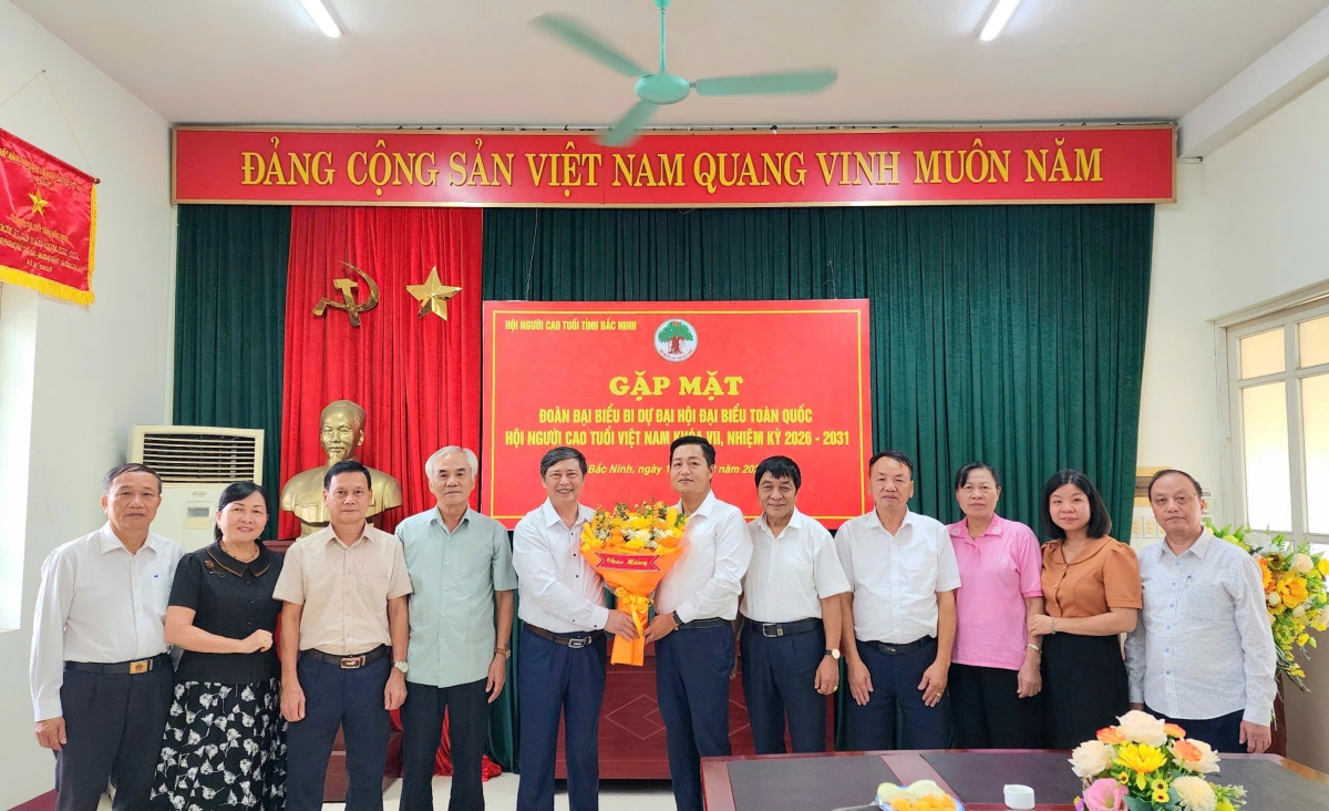 Bắc Ninh: Gặp mặt Đoàn đại biểu dự Đại hội VII Hội NCT Việt Nam Bắc Ninh: Gặp mặt Đoàn đại biểu dự Đại hội VII Hội NCT Việt Nam