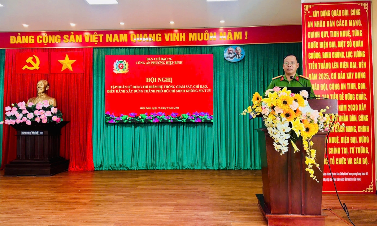 Trung tá Nguyễn Văn Dũng, Phó Trưởng Công an phường Hiệp Bình Trung tá Nguyễn Văn Dũng, Phó Trưởng Công an phường Hiệp Bình