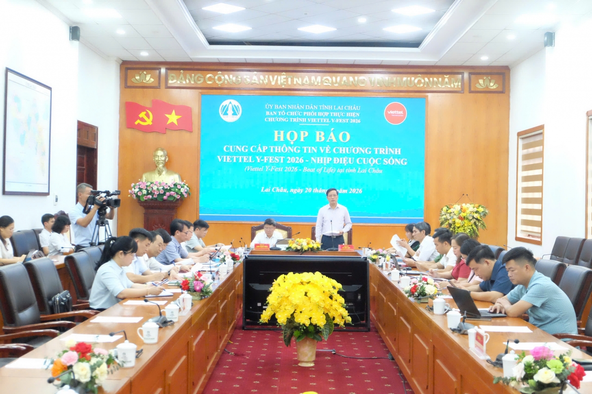 Chuỗi sự kiện văn hóa Viettel Y-Fest 2026 – Nhịp điệu cuộc sống Lai Châu Chuỗi sự kiện văn hóa Viettel Y-Fest 2026 – Nhịp điệu cuộc sống Lai Châu