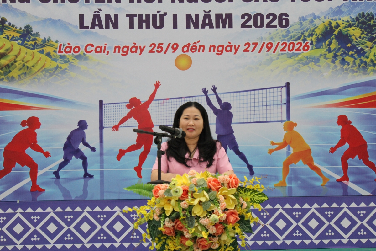 Bà Vũ Thị Hiền Hạnh - Phó Chủ tịch UBND tỉnh phát biểu tại Lễ phát động. Bà Vũ Thị Hiền Hạnh - Phó Chủ tịch UBND tỉnh phát biểu tại Lễ phát động.