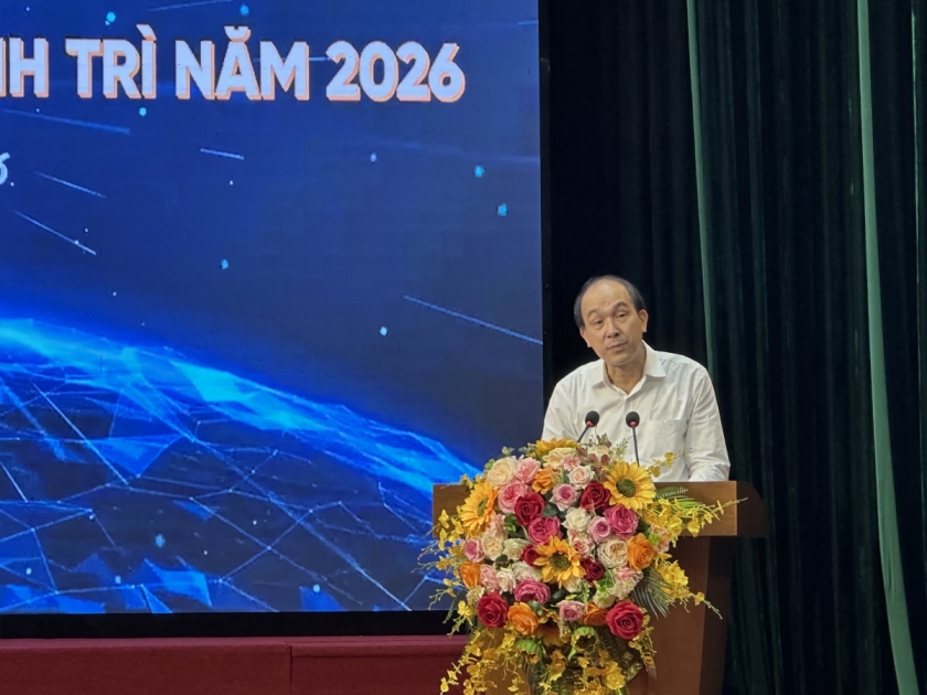 Ông Nguyễn Tây nam, Phó Giám đốc sở Nội vụ TP Hà Nội phát biểu tại chương trình.