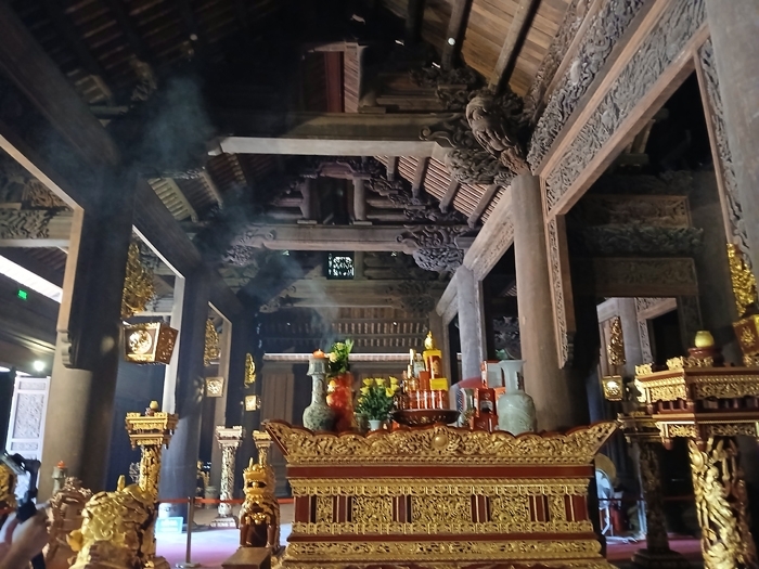 Đông đảo du khách về Di tích quốc gia đặc biệt Lam Kinh trước ngày khai hội