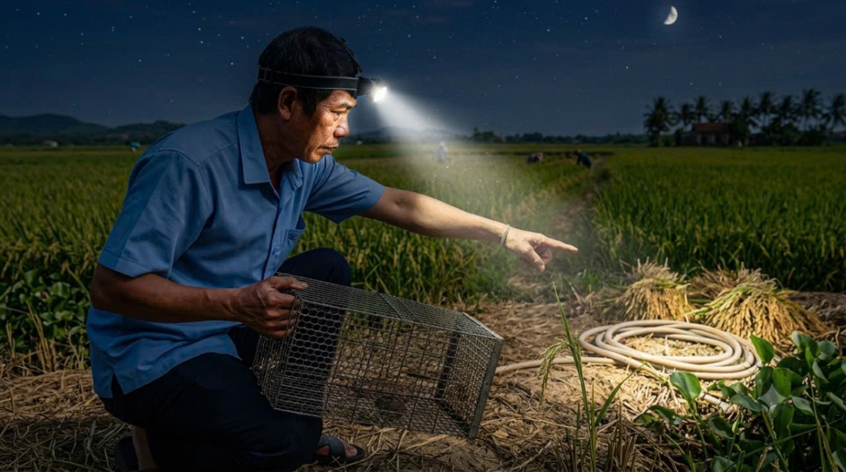 Ông Tòa “SBC” – Người săn bắt chuột đồng góp thêm mùa vàng cho quê hương