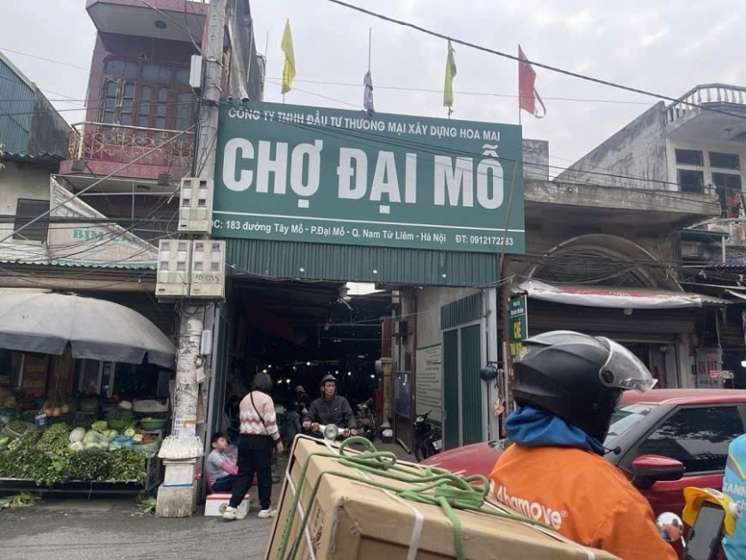 Chợ sáng Đại Mỗ người dân ý kiến nhiều năm nhưng vẫn chưa được xử lý dứt điểm.