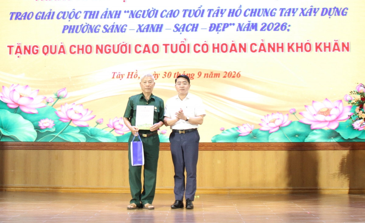 Phường Tây Hồ phát động Tháng hành động vì người cao tuổi năm 2026 Phường Tây Hồ phát động Tháng hành động vì người cao tuổi năm 2026