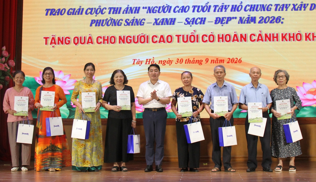 Phường Tây Hồ phát động Tháng hành động vì người cao tuổi năm 2026 Phường Tây Hồ phát động Tháng hành động vì người cao tuổi năm 2026