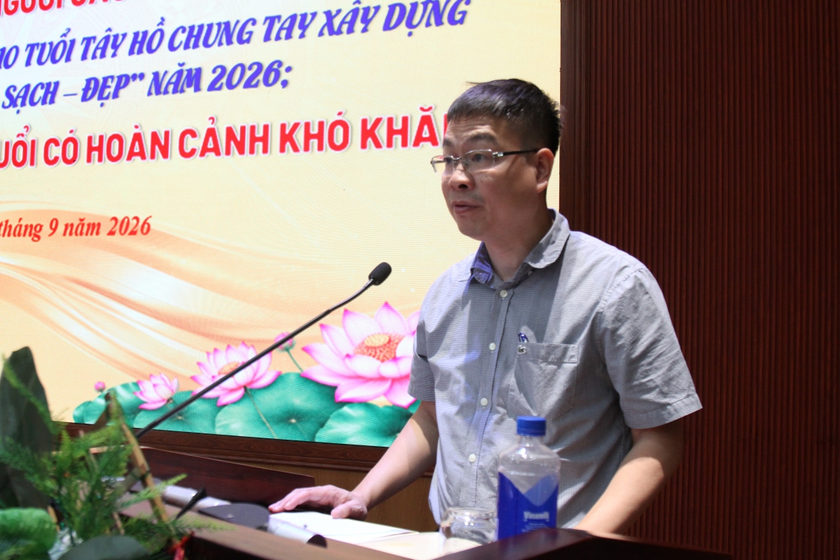 Phường Tây Hồ phát động Tháng hành động vì người cao tuổi năm 2026 Phường Tây Hồ phát động Tháng hành động vì người cao tuổi năm 2026
