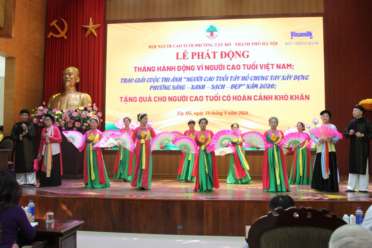 Phường Tây Hồ phát động Tháng hành động vì người cao tuổi năm 2026 Phường Tây Hồ phát động Tháng hành động vì người cao tuổi năm 2026