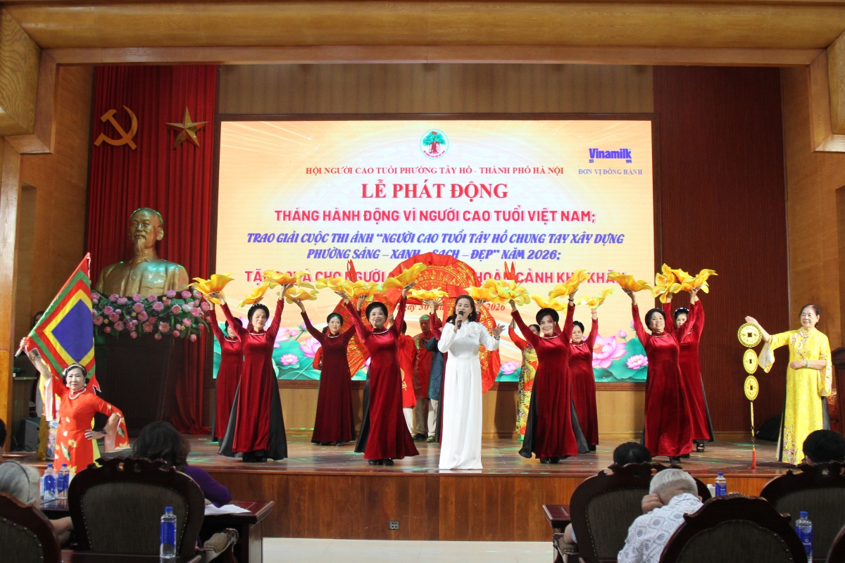 Phường Tây Hồ phát động Tháng hành động vì người cao tuổi năm 2026 Phường Tây Hồ phát động Tháng hành động vì người cao tuổi năm 2026