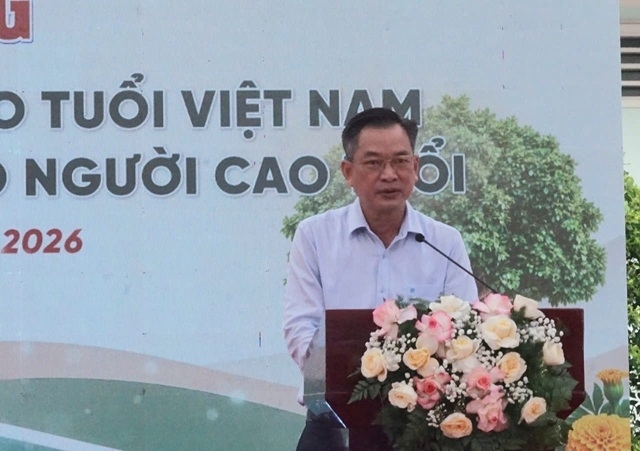 Ông Nguyễn Văn Khởi, Phó Chủ tịch Ủy ban MTTQ Việt Nam tỉnh Cà Mau, phát biểu tại lễ phát động Tháng hành động vì NCT Việt Nam năm 2026 Ông Nguyễn Văn Khởi, Phó Chủ tịch Ủy ban MTTQ Việt Nam tỉnh Cà Mau, phát biểu tại lễ phát động Tháng hành động vì NCT Việt Nam năm 2026