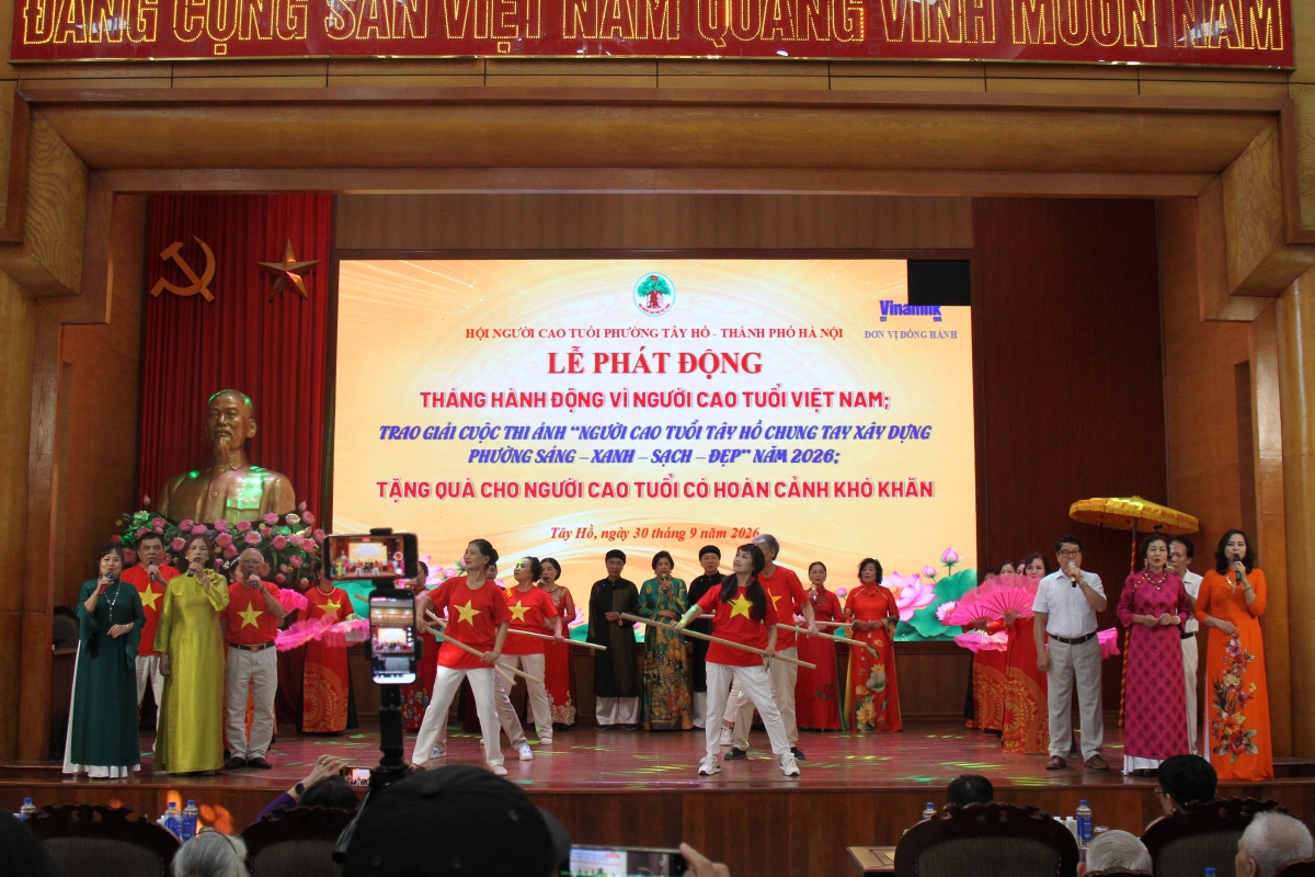 Tây Hồ (TP Hà Nội): Phát động Tháng hành động vì Người cao tuổi năm 2026 Tây Hồ (TP Hà Nội): Phát động Tháng hành động vì Người cao tuổi năm 2026