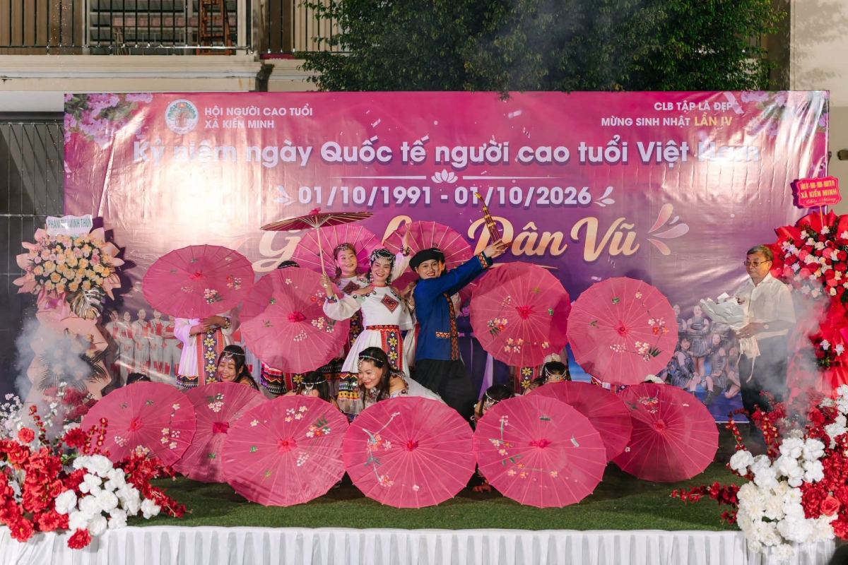 Xã Kiến Minh, TP Hải Phòng: NCT sống vui, sống khỏe từ phong trào dân vũ