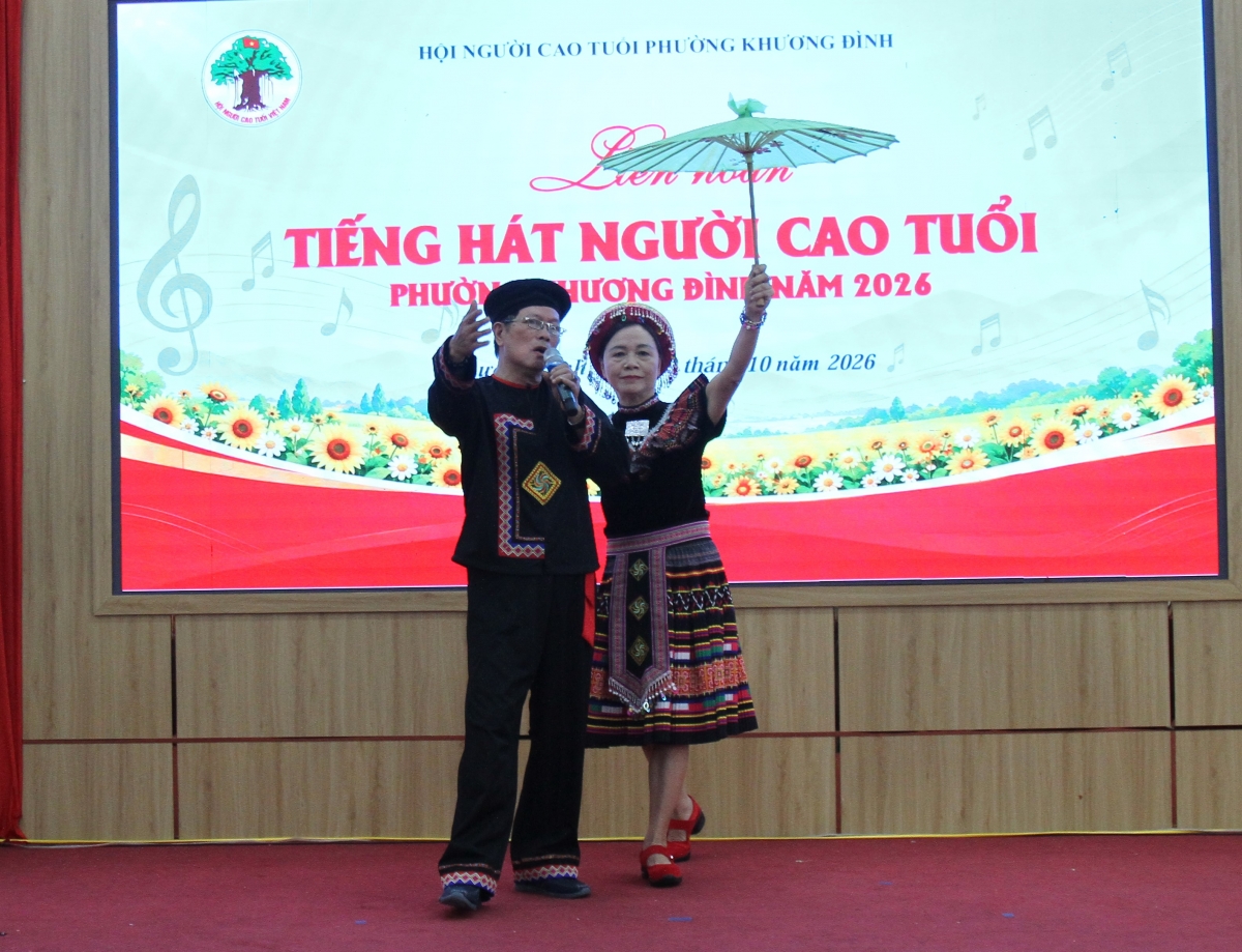 Hội NCT phường Khương Đình tổ chức Liên hoan Tiếng hát NCT năm 2026