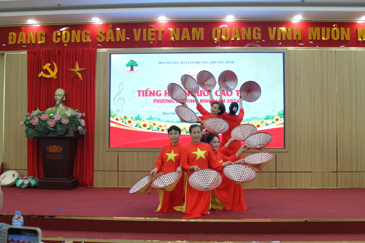 Hội NCT phường Khương Đình tổ chức Liên hoan Tiếng hát NCT năm 2026