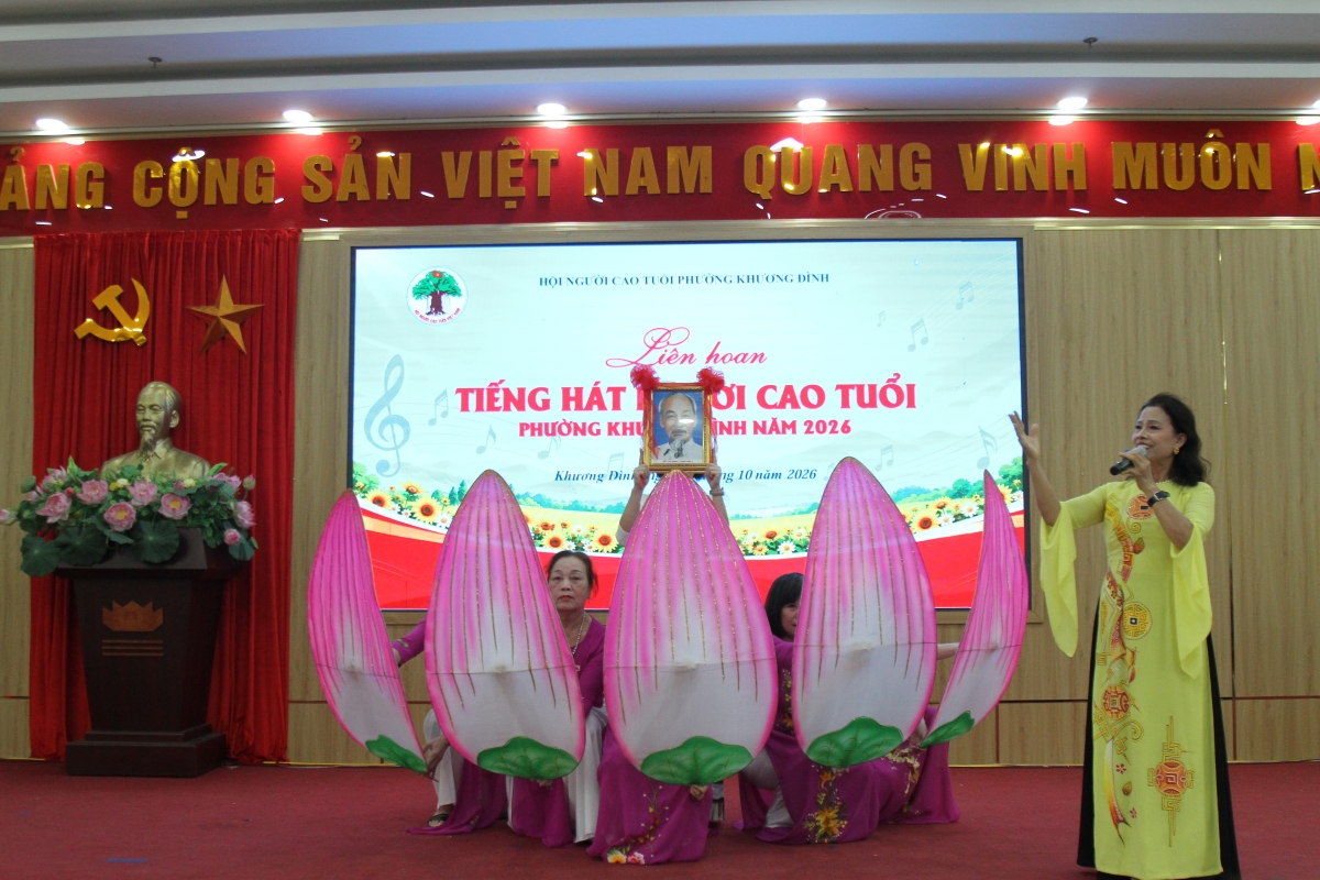 Hội NCT phường Khương Đình tổ chức Liên hoan Tiếng hát NCT năm 2026