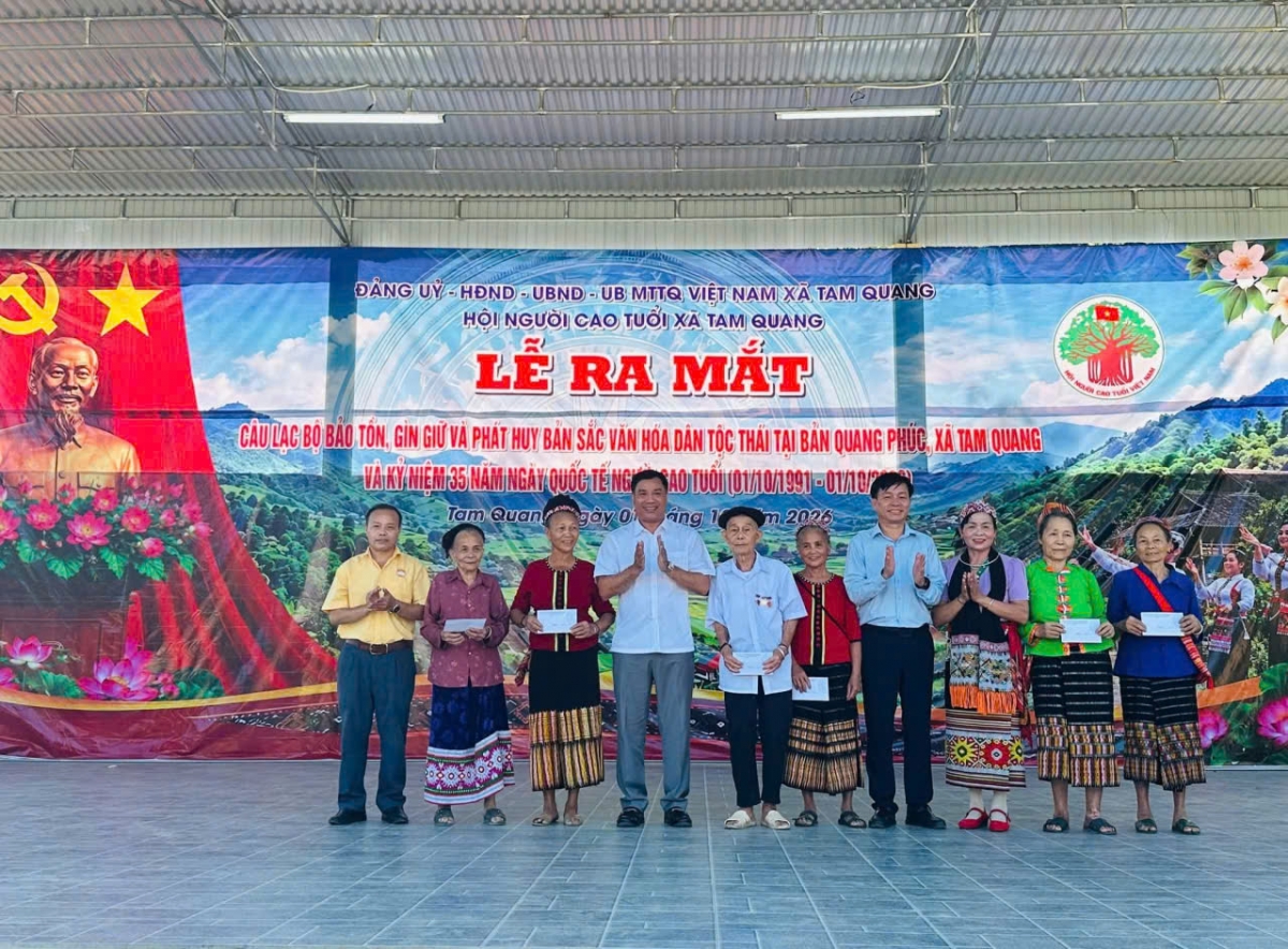 Với mục tiêu đã xác định, CLB Bảo tồn, gìn giữ, phát huy bản sắc văn hóa dân tộc Thái tại bản Quang Phúc là mô hình hướng đến sự gắn kết giữa chăm sóc người cao tuổi và phát huy vai trò của các cụ trong gìn giữ văn hóa truyền thống
