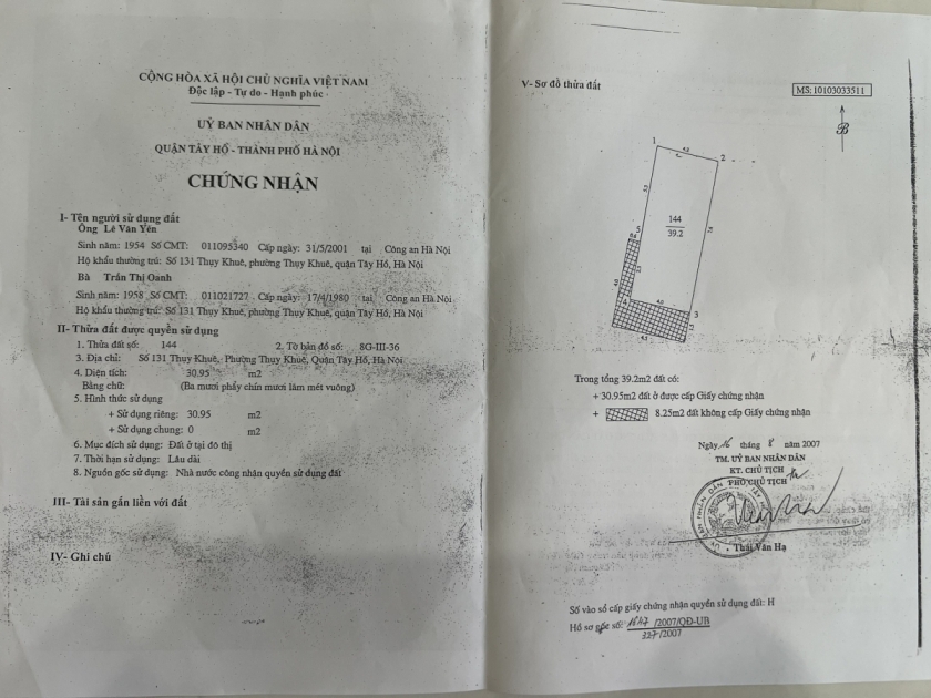 Vụ tranh chấp nhà đất 131 Thụy Khuê kéo dài hơn hai thập kỷ: Những phán quyết trái chiều?