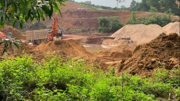 Khai thác khoáng sản trái phép, Công ty Đầu tư xây dựng Bắc Trung Nam JSC bị xử phạt