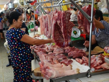 Giá thịt lợn ở mức cao tạo áp lực đối với lạm phát