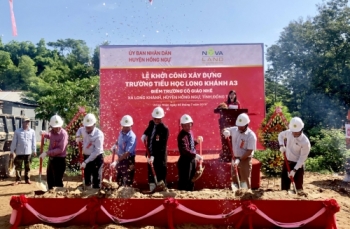 Tỉnh Đồng Tháp: Niềm vui của học trò vùng khó khăn khi có trường học hiện đại